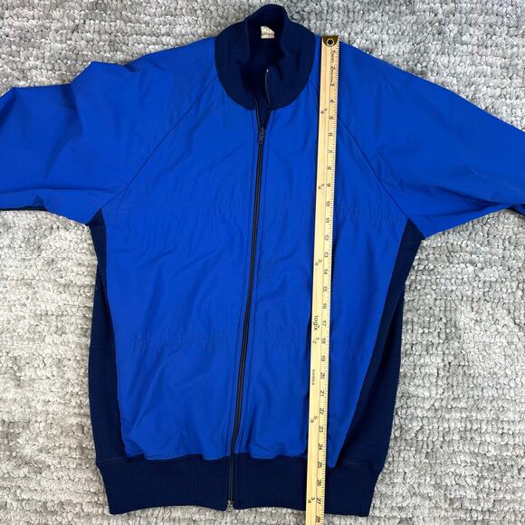 Vintage Men’s Cycling Jacket 1973 Sergal Milano Size Med EU 3 Acrylic Wool Blue - Picture 6 of 11